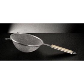 Single Mesh Strainer Wooden Handle