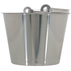 Bucket without bottom band