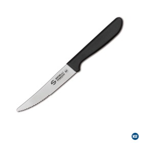 Table Knife , Half Serrated Edge Round Blade