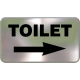 Wall Sign - Toilet (Right Side)