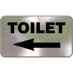 Wall Sign - Toilet (Left Side)